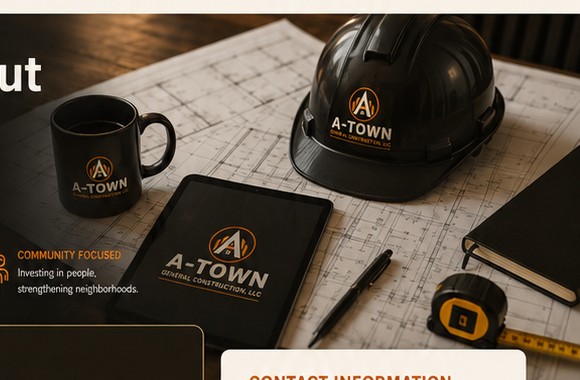 A-Town project planning desk
