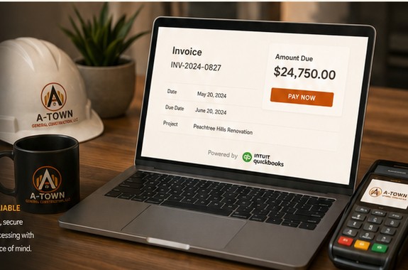 A-Town secure client payment desk